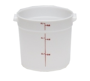 CM RFS6 6 QUART POLY ROUND CONTAINER  12EA/CS